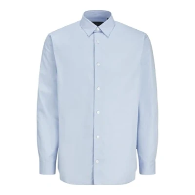 Image of Jack &amp; Jones Premium Blabushwick Stanley Formal shirt, Men&#039;s, Size: Medium, Chambray blue