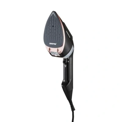 Image of GEEPAS 1950W Handheld Garment Steamer Wrinkle Remover, 170ml Water Tank, Ceramic Soleplate, Brush Accessory One Touch Operation, 30g/min Steam, Vertical Ironing, Compact Travel Size