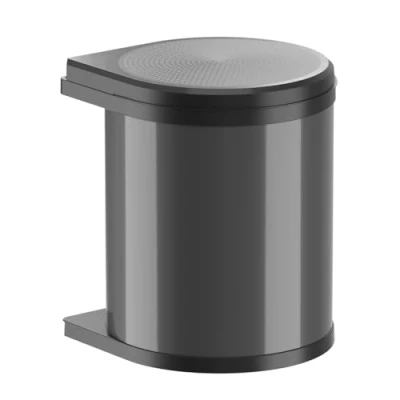 Image of Hailo Swing Mono Rubbish Bin 3515 Slate Grey