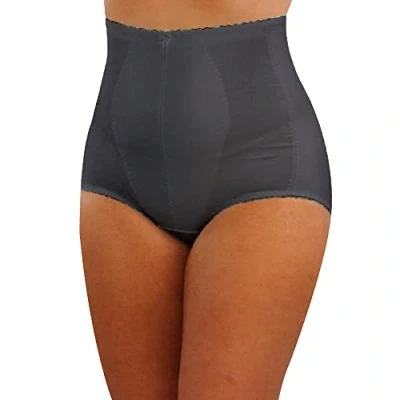 Image of Undercover Tummy Tuck &amp; Bum Lift Medium Control Panty Girdle 210 Black 2XL
