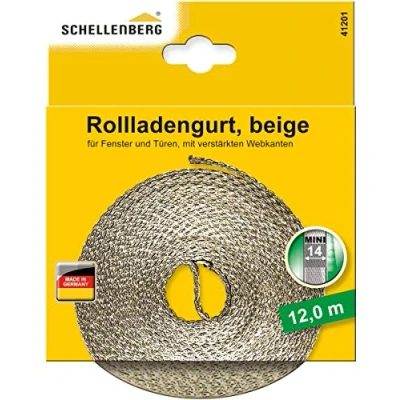Image of Schellenberg 41201 Mini Roller Shutter Belt 14 mm x 12 m System Beige