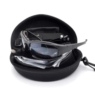 Image of Tryway X7 polarized Sunglasses Tactical eyewear 4LS Mens Military Bullet proof airsoft shooting Gafas UV400 smoke lens Motorcycle Bike Cycling Goggles (UV400)