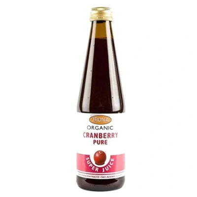 Image of Biona Cranberry Juice 100% Pure 5 x 330ml