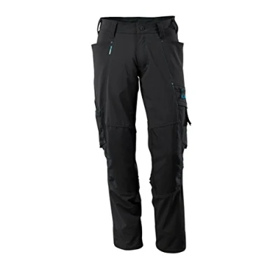 Image of Mascot 17179 311 09 76C58 Trousers with Kneepad Pockets, Black,