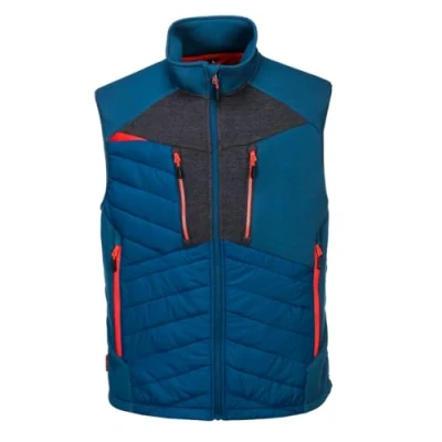 Image of Portwest DX4 Hybrid Baffle Gilet, Size: L, Colour: Metro Blue, DX470MBRL