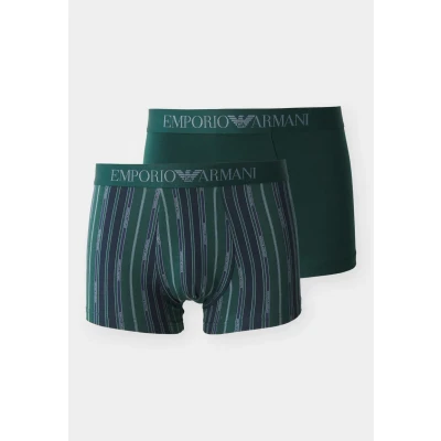 Image of Emporio Armani Trunk 2 PACK Pants, Men&#039;s, Size: Large, Pine
