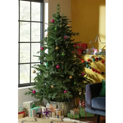 Image of Habitat 7ft Mixed Tip Natural Look Christmas Tree Green