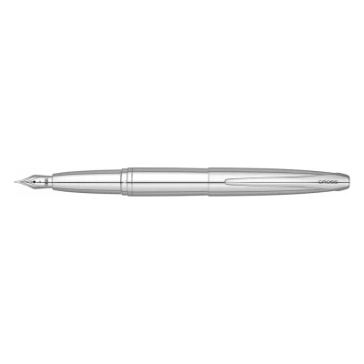 Image of CROSS ATX Fine Nib Fountain Pen Pure Chrome