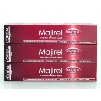 Image of 3x L &#039;Oreal MAJIREL 9,1 Very Light Blonde Ash Hair Colour Cream 50ml