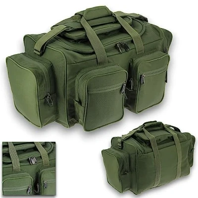 Image of NGT GTS Large Carryall Compartment Carp Fishing Tackle Storage Bag Green Padded