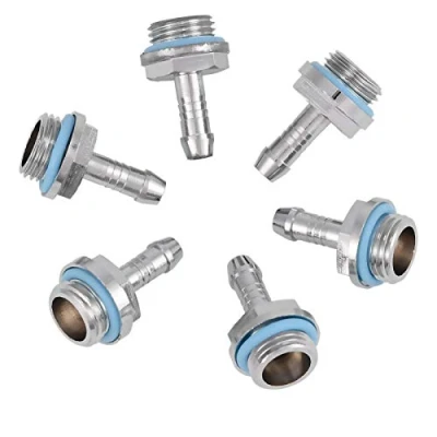 Image of Richer R Item Type Name G1/4 Thread Barb Connector, 6 PCS, Diameter Options for Your Option