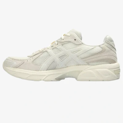 Image of Asics Sportstyle GEL1130 Unisex Trainers, Size: 8.5, Cream/birch Leather/synthetics