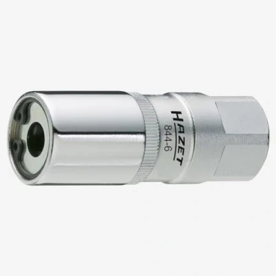 Image of HAZET 844 8 65 mm Stud Bolt Extractor Chrome Plated/Polished