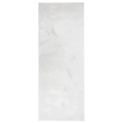 Image of vidaXL OVIEDO Short Pile Area Rug 80x200 cm in Grey Soft Polyester, Suitable for Living Room/Bedroom/Office, OEKO TEX Certified