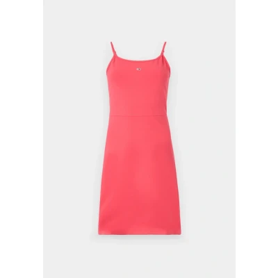 Image of Tommy Jeans Essential Flare Dress Jersey dress, Women&#039;s, Size: XS, Amour