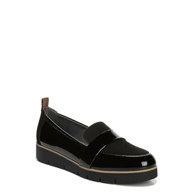 Image of Dr. Scholl&#039;s Shoes Women&#039;s Webster Loafer, Black Patent/Microfiber, 4.5 UK