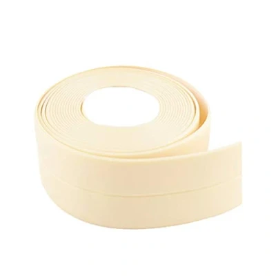 Image of perfk Caulk Strip, Self Sealing Tape PVC Waterproof Decorative Sealant for Kitchen, Bathroom, Shower Edge, Beige