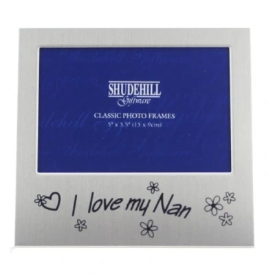 Image of I Love My Nan Photo Frame Grandparent Gift Birthday Christmas Mothers Day