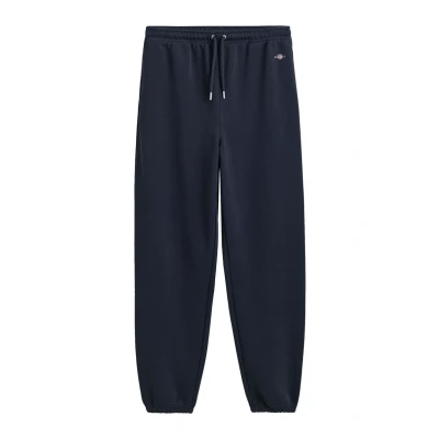 Image of GANT Women&#039;s Reg Shield Sweatpants Casual Pants, Evening Blue, XL