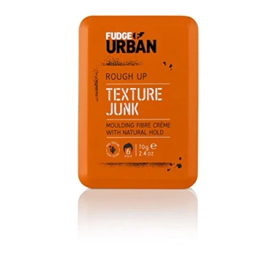 Image of Fudge Urban Texture Junk, Texturizing Hair Cream, Flexible Medium Hold Styling Product, Mouldable Clay with Natural Hold, Cream for Men, 70 g
