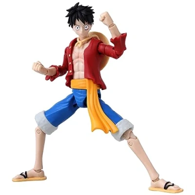 Image of Anime Heroes One Piece Monkey D. Luffy Renewal Version Action Figure