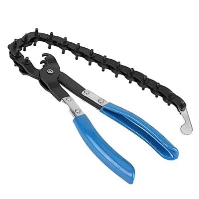 Image of Dunnet Tools Chain Exhaust Pipe Cutter Professional Tailpipe Tube Cutting Wrench Tool 19 76mm Automotive Car Van Motorbike Cut Diy Repair