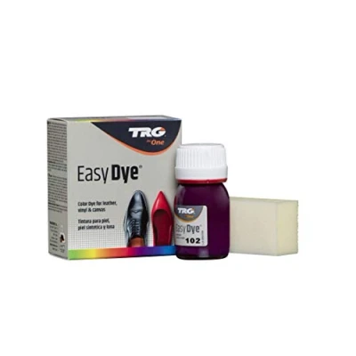 Image of TRG The One Easy Dye, Leather Shoe Color Restore Paint, 102 Dark Lilac, 25 ml