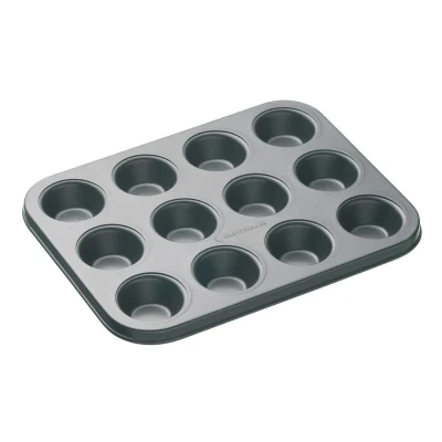 Image of MasterClass Muffin Tray 26 x 20 cm 12 Pieces