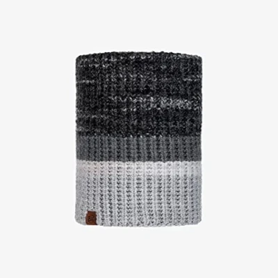 Image of Buff Alina Grey Knitted &amp; Fleece Neckwarmer
