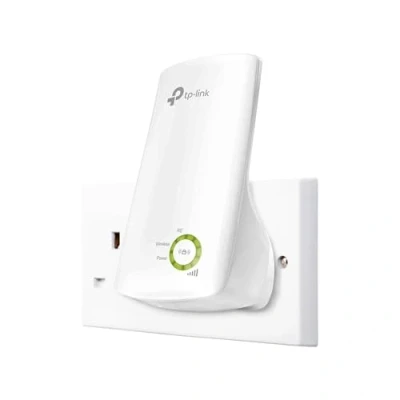 Image of TP Link 300 Mbps WiFi Extender, Smart Signal Indicator Light Booster, Range Extender Repeater, Internet Expand Wider Coverage, App Control Easy Plug in, UK (TL WA854RE)