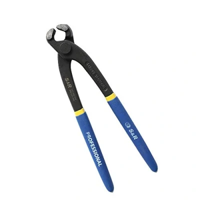 Image of S&amp;R Pincers ECO 205 mm, Made of Chrome Vanadium Steel, Blue PVC Coated Handles