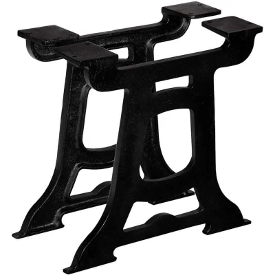 Image of vidaXL Coffee Table Legs 2 pcs Y Frame Cast Iron