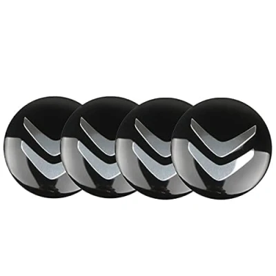 Image of SANSHAOS Car Center Hub Caps Sticker Wheel Centre Badge Logo Cap Trims for Citroen 56mm, Set Of 4