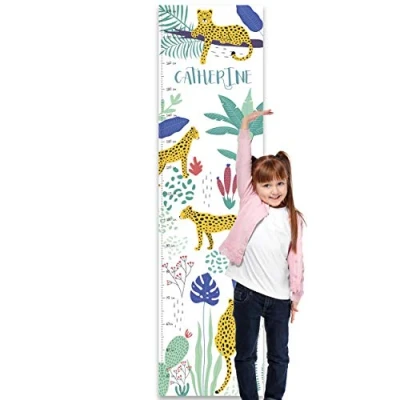 Image of Paper Themes Personalised Height Chart Cheetah