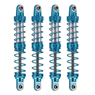 Image of kingsea 4Pcs 90mm RC Shock Absorber Oil Adjustable Damper Springs Compatible with Axial SCX10 TRX4 D90 1/10 Model Crawler Truck Parts