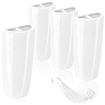 Image of com four® 4x air humidifier heating radiator conical water evaporator made of ceramic (white conical)