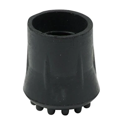 Image of Pack of Four 25mm (1&quot;) Bell Shaped Studded Rubber Ferrules Walking Stick Tips C Type by Lifeswonderful®