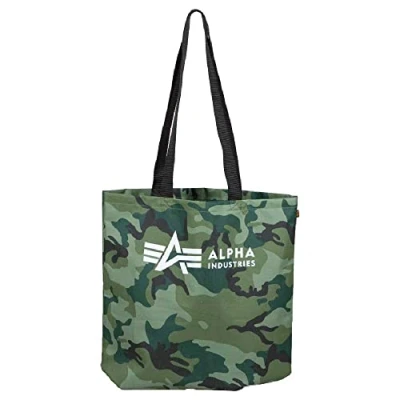 Image of Alpha Industries Unisex Shopping Bag Olive Camo