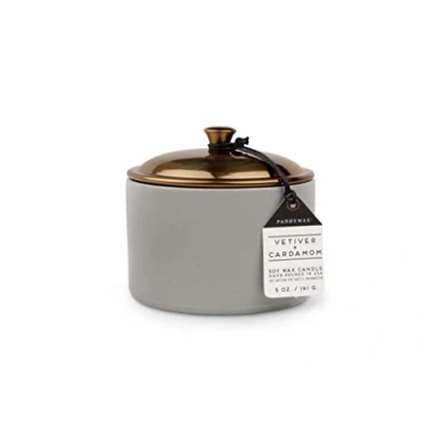 Image of Paddywax Vetiver &amp; Cardamom Scented Candle Hygge Range 5oz