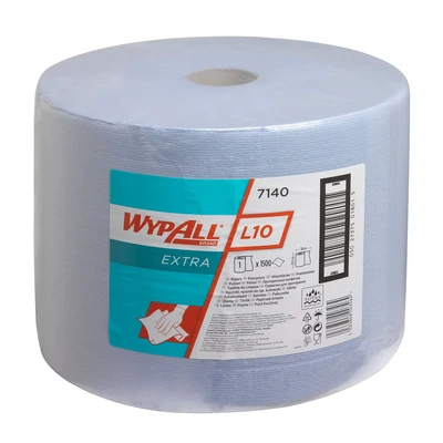 Image of WypAll L10 Extra Wiper Roll 7140 Large Wiping Paper 1 Blue x 1,500 Wipers