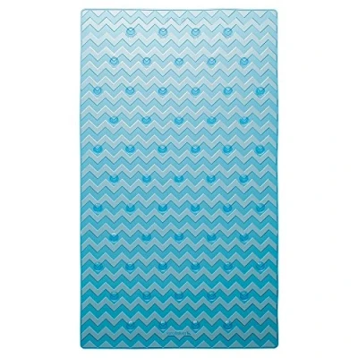 Image of Sealskin Leisure Anti Slip Mat, PVC, Blue, 40 x 0.3 70 cm