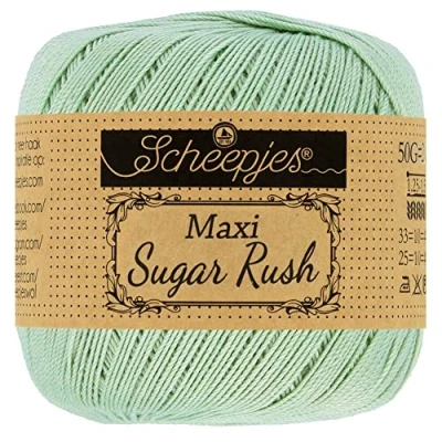 Image of Scheepjes Maxi Sugar Rush 402 Silver Green Yarn 10x50g