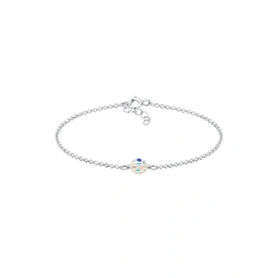 Image of Elli Girls&#039; 925 Sterling Silver Charm Bracelet 0202262118_14 14cm length