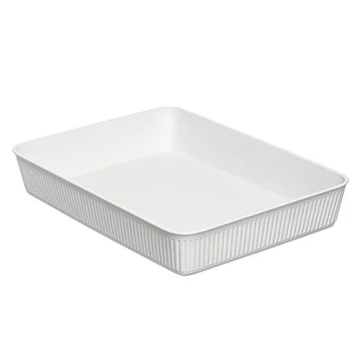 Image of Tatay Drawer Organiser A4 Baobab, Polypropylene, BPA free, White. Measures 24,7 x 33 5,6 cm