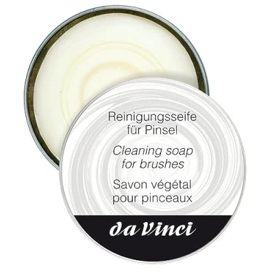 Image of Da Vinci 4433 Series Cleaning Soap for Brushes, Bristle, White/Black, 30 x cm