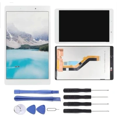 Image of NB+ Touch Screen LCD Replacement For Samsung Galaxy Tab A 8.0 8.0&quot; 2019 Display Unit Digitizer Front Glass Panel with Tools (Wi Fi SM T290, White)