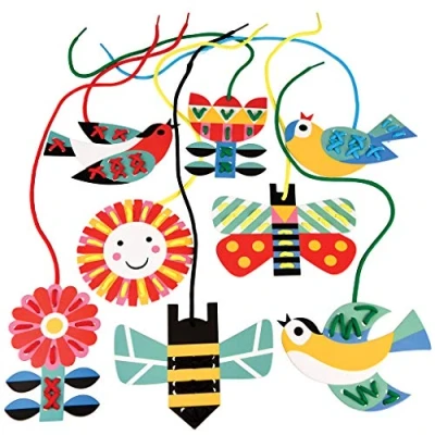 Image of Rex London Children&#039;s Cardboard Learn to Stitch Activity
