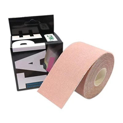 Image of NT Kinesiology Elastic Tape 5m x 5cm Roll of Muscle Support for Exercise, Sports &amp; Injury Recovery (Skin)