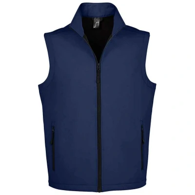 Image of SOLS Mens Race Softshell Body Warmer (French Navy) Navy/Blue Size X Large