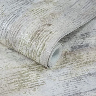 Image of Grandeco Vincenzo Distressed Luxury Italian Plaster Neutral Wallpaper